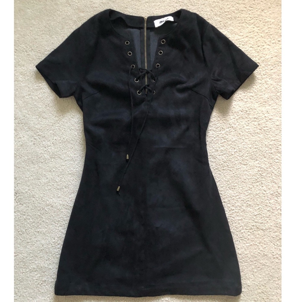 Black Suede Dress